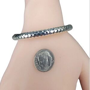 Sterling silver bangle bracelet